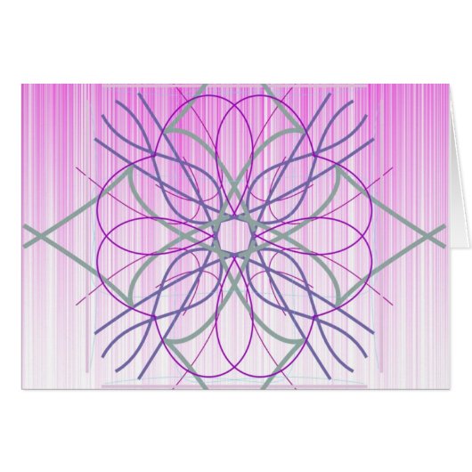 Roze en Paarse willekeurige vormgeving (Voorkant Horizontaal)