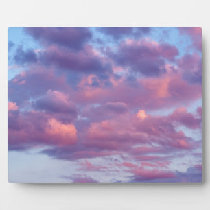 Roze en Paarse wolken Fotoplaat