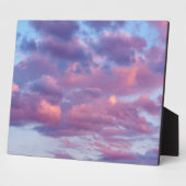 Roze en Paarse wolken Fotoplaat (Zijkant)