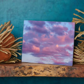 Roze en Paarse wolken Fotoplaat (Zijkant)