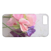 Roze en paarse zoete erwten Case-Mate iPhone case (Achterkant (Horizontaal))