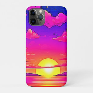 Roze en Paarse zonnebank Case-Mate iPhone Case