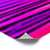 Roze en Paarse zonnebank Poster (Hoek)