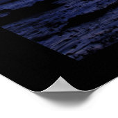 Roze en Paarse zonsondergang over de oceaan Poster (Hoek)