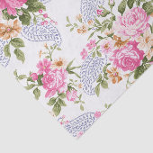Roze en Paisley Tissuepapier (Detail)