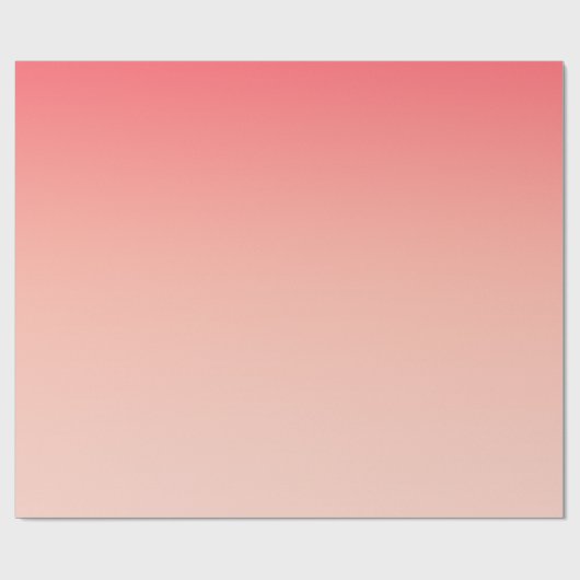 Roze en perzik gradiënt achtergrond cadeaupapier (Vlak)