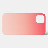 Roze en perzik gradiënt achtergrond Case-Mate iPhone case (Achterkant (horizontaal))