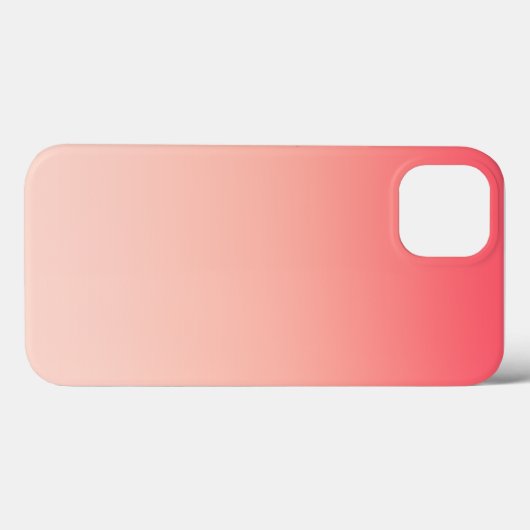 Roze en perzik gradiënt achtergrond Case-Mate iPhone case (Achterkant (horizontaal))