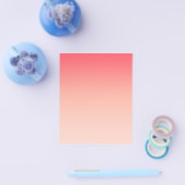 Roze en perzik gradiënt achtergrond flyer (Enkel)