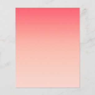 Roze en perzik gradiënt achtergrond flyer