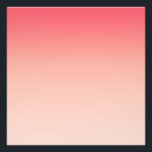 Roze en perzik gradiënt achtergrond foto afdruk<br><div class="desc">Een gradiënt van roze en perzikkleuren.</div>