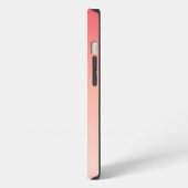 Roze en perzik gradiënt achtergrond iPhone hoesje (Linkerkant)