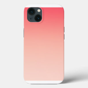 Roze en perzik gradiënt achtergrond iPhone 13 hoesje