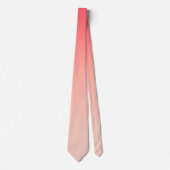 Roze en perzik gradiënt achtergrond stropdas (Voorkant)
