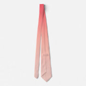 Roze en perzik gradiënt achtergrond stropdas (Achterkant)