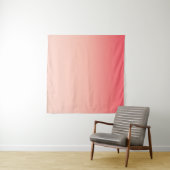 Roze en perzik gradiënt achtergrond wandkleed (In Situ (horizontaal))