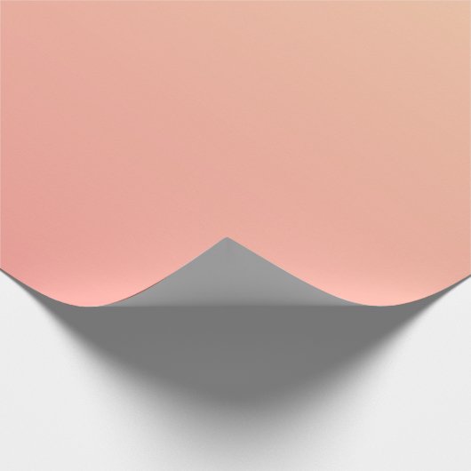 Roze en perzik gradiënt cadeaupapier (Hoek)