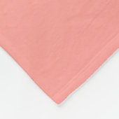 Roze en perzik gradiënt fleece deken (Hoek)