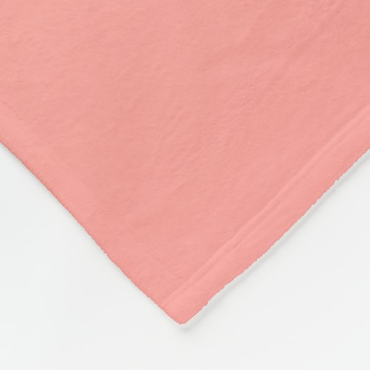 Roze en perzik gradiënt fleece deken (Hoek)