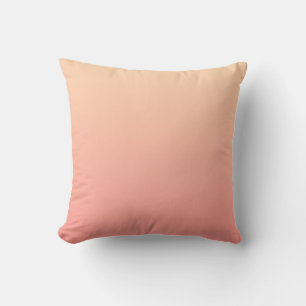 Roze en perzik gradiënt kussen