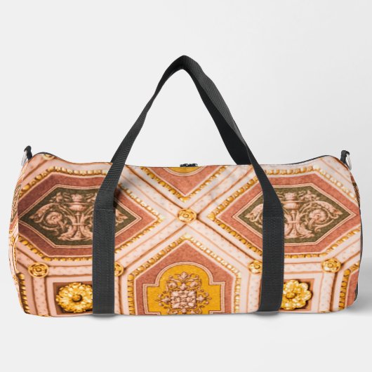 Roze en perzik Hongaarse architectuur Plunjezak (Voorkant)