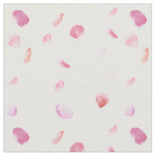 Roze en Perzik Roos Petals Stof