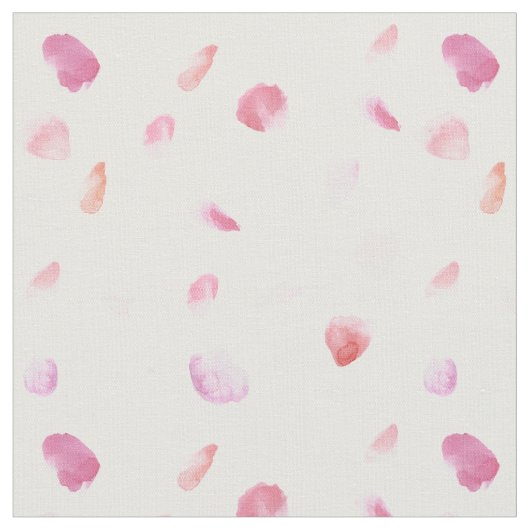 Roze en Perzik Roos Petals Stof (Close Up)