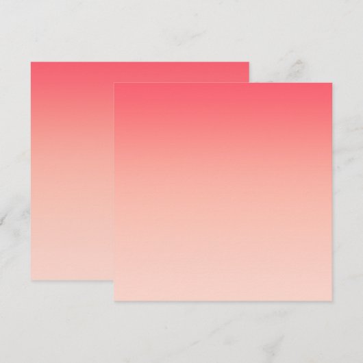 Roze en perzik verloop achtergrond (Voorkant / Achterkant)