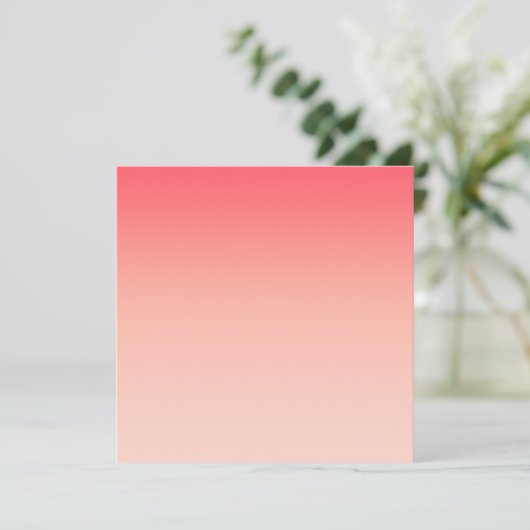 Roze en perzik verloop achtergrond (Staand voorkant)