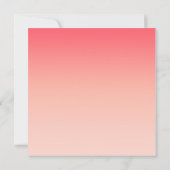 Roze en perzik verloop achtergrond (Achterkant)