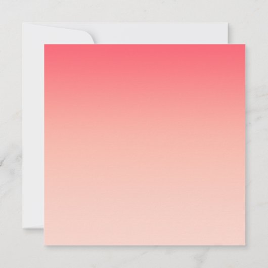 Roze en perzik verloop achtergrond (Achterkant)