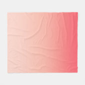 Roze en perzik verloop achtergrond fleece deken (Voorkant (Horizontaal))
