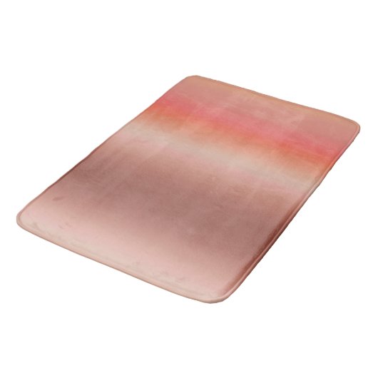 roze en perzik zachte gradiënt badmat (Gekanteld)