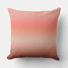 roze en perzik zachte gradiënt kussen