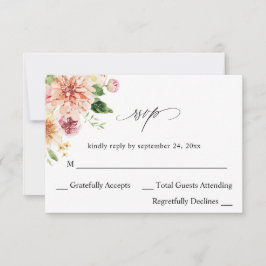 Roze en PerzikFloral en Greenery op RSVP V2