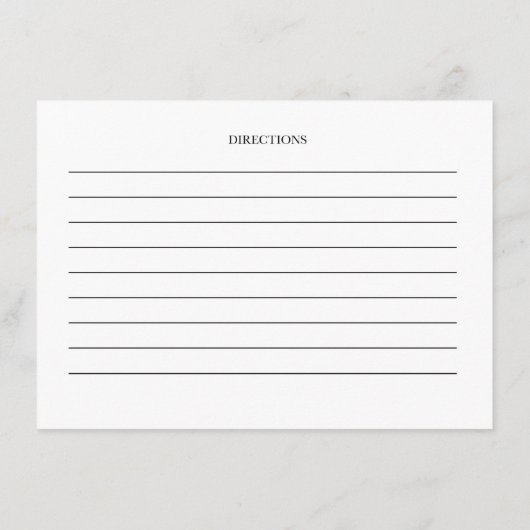 Roze en PerzikFloral Vrijgezellenfeest Recipcard Informatiekaartje (Achterkant)