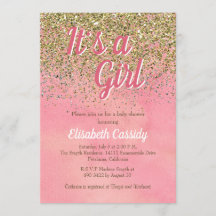 Roze en Perzikkleurige Baby shower voor sprinkhaan