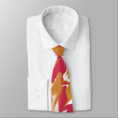 Roze en perzikkleurige stropdas (Gebonden)