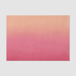 Roze en perzikkoraal Abstract Ombre Modern Elegant Tissuepapier