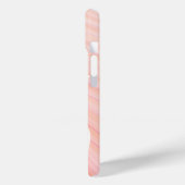 Roze en Perzikspiraaltjes, bloemen en bloemperken Case-Mate iPhone Case (Achterkant / Links)