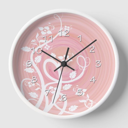 Roze en perzikspirals, Filigree & Flowers (Voorkant)