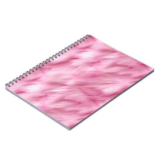 Roze en pluizig notitieboek (Linkerzijde)