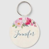 roze en pony-grens sleutelhanger (Voorkant)