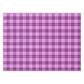 Roze en pruim tartan plakken tafelkleed (Voorkant (Horizontaal))