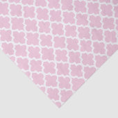  roze en Quatrefoil patroon - DIY Tissuepapier (Detail)