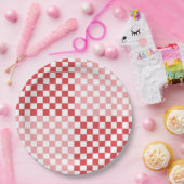 Roze en rode 9-inch Bord (Feest)