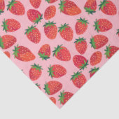 Roze en rode aardbei tissuepapier (Detail)