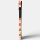 Roze en rode aardbeien en margrieten Case-Mate iPhone case (Achterkant / Links)