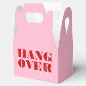 Roze en Rode Bachelorette Weekend katerkit Bedankdoosjes (Geopend)