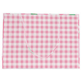 Roze en rode bessen eerste verjaardag groot cadeauzakje (Achterkant)